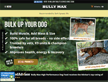 Tablet Screenshot of bullymax.com